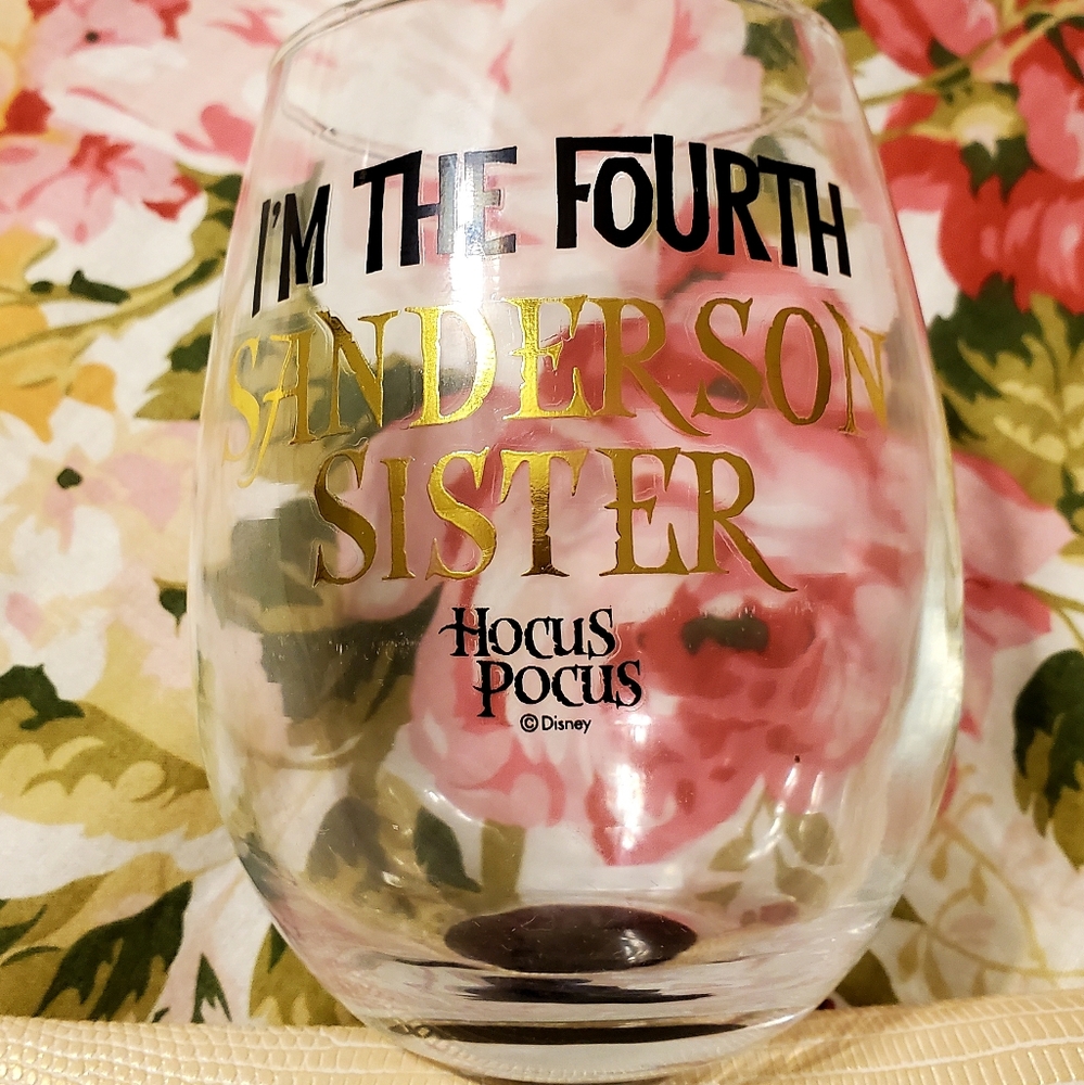 NWOT Hocus Pocus Glass